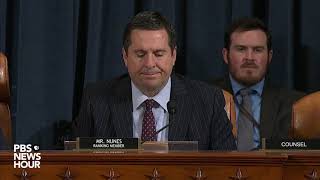 WATCH: Rep. Nunes’ full opening statement in Cooper and Hale hearing | Trump's first impeachment