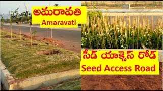 Green #SeedAccessRoad సీడ్ యాక్సెస్ రోడ్  #Amaravati Capital updates, #SMAR GRID smart grid