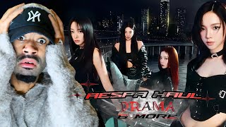 New K-Pop Fan Reacts to Aespa's 'Drama' M/V & more! CrazyAespareaction