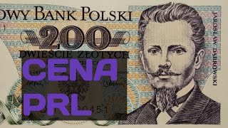 Ceny Banknotów PRL 200 złotych Jarosław Dąbrowski, pieniądz papierowy dobra inwestycja.