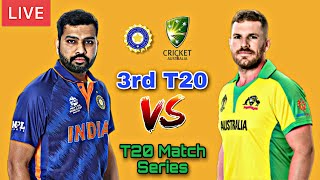 IND VS AUS 3RD T20 LIVE  || 2ND INNINGS || T20 SERIES #indvsaus #t20matchlive #pcgaming