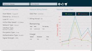 Windows 8.1 Data usage app for monitoring your internet connection