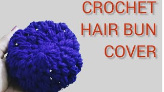 Very simple Crochet Hair Bun DIY/ Crochet hair accessories