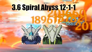 Melt Diluc 12-1-1 3.6 Spiral Abyss 29s (Genshin Impact)