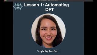 2021 MP Workshop – Automating DFT