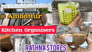 Kitchen Stainless Steel Products Rathna Stores Organisation ideas  non modular Kitchen Shopping Vlog