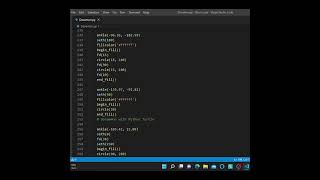 How to draw doraemon using python turtle graphics 🔥🔥|| #shorts #programming #pythonturtlegraphics