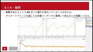 圧電ブザーで発電可能？