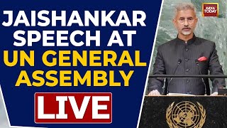 Jaishankar LIVE: EAM S. Jaishankar Addresses United Nations General Assembly Amidst Canada Standoff