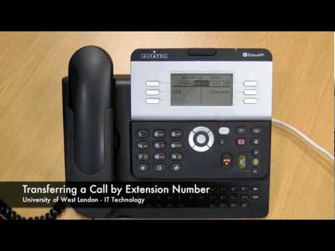 Transferring a Call by Extension Number 4028 Transferring a Call by Extension Number 4028