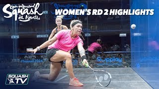 Squash: Women's Rd 2 Highlights - Squash de Nantes 2018