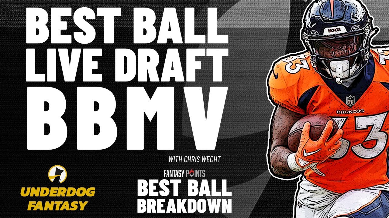 LIVE Drafting Best Ball Mania 5 On Underdog Fantasy | With Chris Wecht ...