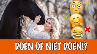 Achterste voren op Vito rijden?! | PaardenpraatTV