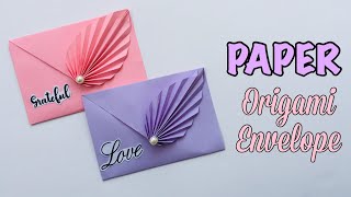 How to Make a Paper Origami Envelope/Easy Origami Envelope Tutorial/How to Make Envelope