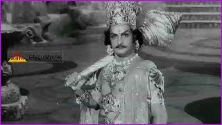 Ravanasura(NTR) Quarrels With Lord Shiva For Deceiving Him - Bhookailas Telugu Movie