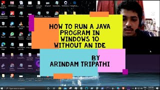 How to run a java code in windows 10 without an IDE (in Hindi)| #Windows 10 | #Java | #Coding