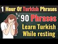 1 Hour Practice Of Everyday Turkish Phrases - Learn Turkish @LanguageAnimated