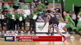 Arkansas State men's basketball falls at Marshall