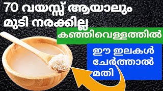 Natural Hair Dye||എത്ര നരച്ച മുടിയും താടിയും കറുപ്പിക്കാൻ കഞ്ഞിവെള്ളത്തിൽ ഇത് ചേർത്താൽ മതി#trending