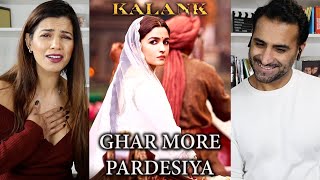 GHAR MORE PARDESIYA - Full Video REACTION! | KALANK | Varun Dhawan & Alia Bhatt | Shreya & Vaishali