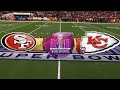 SUPERBOWL LVIII 49ers vs Chiefs CBS Intro (Frank Sinatra), Players Introduction and Coin Toss