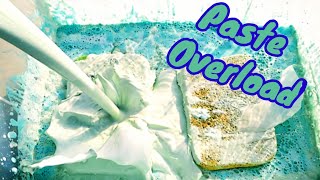 🌅Paste Overload🌅 Combining 4 Pastes Sponge Squeezing #relaxing #nowater #paste #sleepsounds #ajax