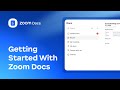 Getting started with Zoom Docs