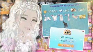 BUYING 1 YEAR VIP + CLAIMING A DIAMOND PACK (Tied Set) | MovieStarPlanet