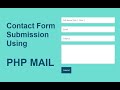 Contact Form Validation Using Javascript | PHP Part 2