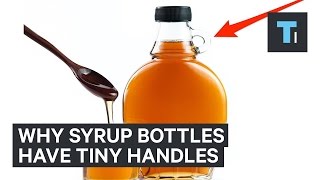 Here's why maple syrup jugs have teeny tiny handles