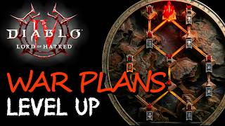 How to Level Up War Plans FAST - 4x Infernal Hordes Experience - Lord of Hatred - Diablo 4