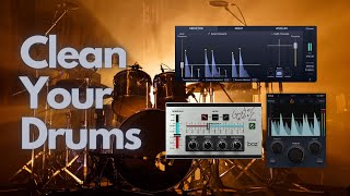 Cleaning Drums Manually & With Plug-Ins