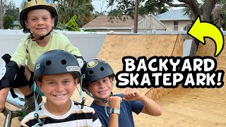 EPIC Backyard Skatepark!