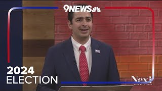 Colorado CD8 Debate: Evans on Colorado's Trump rally