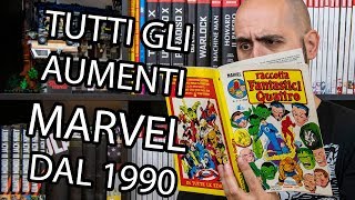 Tutti gli aumenti di prezzo Marvel dal 1990: Star Comics e Panini