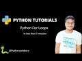Python for loops tutorial in less than 7 minutes #python #tutorials