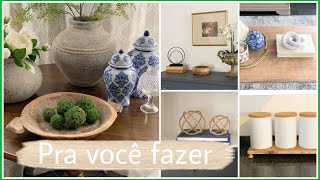 5 objetos de decoração pra você fazer sem gastar muito - dicas de decoração e Diy