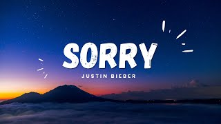 Justin Bieber - Sorry (lyrics)