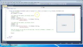 Visual Basic Video 2 Integer Shorthand Math + - * +