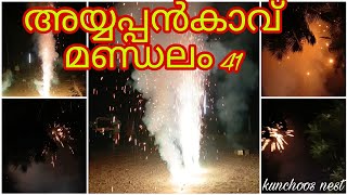 അയ്യപ്പൻകാവ് മണ്ഡലമാസം 41 🙏 വെടിക്കെട്ട് #subscribe #youtube #youtuber #trending #new