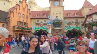 I went to Disney's Epcot Center at Christmastime...