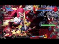 blazblue cross tag battle v1.5 yuzuriha izayoi improved 4 bar combo