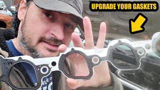 Before You Change Your 4.6 5.4 Manifold Intake Gaskets Watch This, Upgrade To Steel