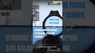 🤓⚙️🧿 SVD Sniper Gun Dynamic Precision Shooting in Motion | CODM Rare Focus Moments | 半自動狙擊槍動態追擊決勝時刻