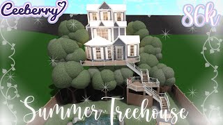 Roblox Bloxburg Modern Treehouse - my bloxburg roleplay home speed build roblox