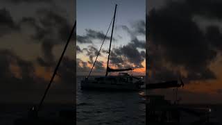 Calm overnight sails with CAVU!