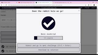 Learn Basic JavaScript Add Two Numbers with JavaScript freeCodeCamp org Google Chrome 2019 12 1