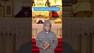 When you listen to music at a funeral 😂