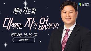 2025년 1월 16일 새벽기도회 | 대적하는 자가 없었더라 | 수10:16-28 | 김형배 목사