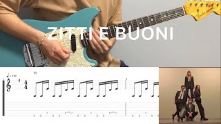 Måneskin - ZITTI E BUONI (guitar cover with tabs & chords)